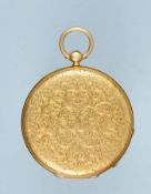 Slim Gold Ladies Pendant Watch