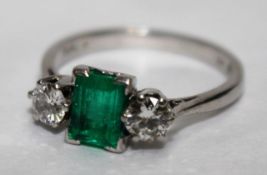 Emerald & Diamond Ring