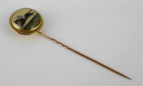 18ct Gold Essex Rock Crystal Horse Racing Stick