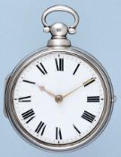 Silver Pair Cased English Verge