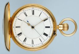 English Centre Seconds Gold Half Hunter