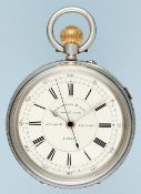 English Silver Centre Seconds Chronograph