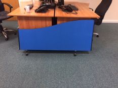Blue Partition/Divider x 3