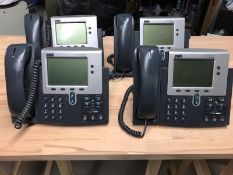 Cisco IP 7940 Business Phones x 4 - NO RESERVE