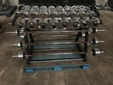 Chrome Free Weights And Dumbells