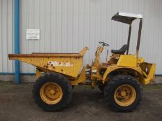 Winget 2 .5 Ton Straight Tip Dumper Electric Start Benford Terex 3 Thwaites 4X4