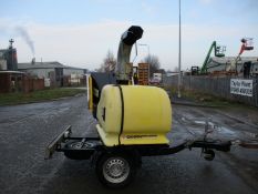 Gandini Biomatich 81 MTS Towable Wood Chipper Shredder Diesel Trailer Turntable