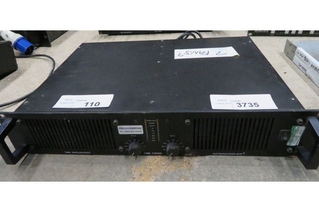 Lab Gruppen Lab 1600 Power Amp - Image 1 of 2