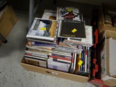 A box of mainly classical & some pop CDs