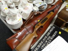 A Schloss Rastatt .177 air rifle & case