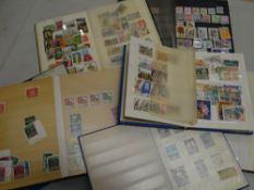 A parcel of seven vintage stamp albums containing British, Commonwealth & Eastern European stamps