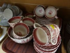 A vintage Spode 'Mandarin' patterned teaset