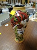 A Moorcroft vase by E Bossons in the 'Edwardiana' pattern, dated 2005, no. edition 73, 20cms high