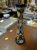 A Moorcroft trial vase, dated 2006, rare date stamp (?), only used for ten weeks then replaced by
