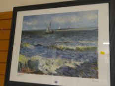 VINCENT VAN GOGH print - seascape