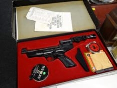 A Webley The Hurricane .22 air pistol