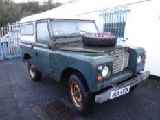 Land Rover, reg HUX 493N, 2.3 petrol, 2 axle rigid body, first registered 1st May 1975,