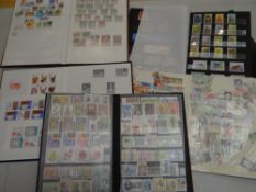 Five vintage stamp albums with a collection of mainly foreign & Commonwealth stamps