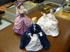 Three Royal Doulton figurines, 'Lady Pamela' HN2718, 'My Love' HN2339 & 'Laurieanne' HN2719