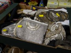 Parcel of vintage ladies' evening bags, purses etc