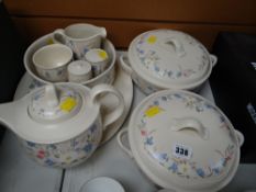 A parcel of Poole Springtime dinnerware
