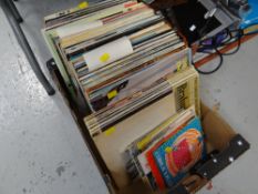 Quantity of mainly classical LP records together with a quantity of interesting Welsh Spoken