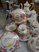 Quantity of Royal Albert 'Lady Carlyle' dinnerware, Royal Albert 'Romance' etc