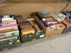 Four boxes of vintage books