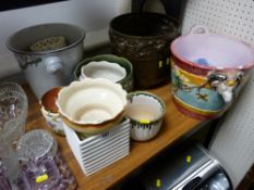 Parcel of Staffs and other planters