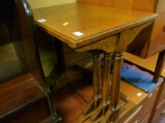 Polished modern nest of three coffee tables