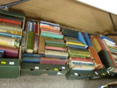 Four boxes of vintage books