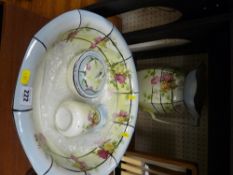 Staffs wash basin and jug set