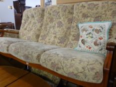 Cottage three seater sofa and matching armchair