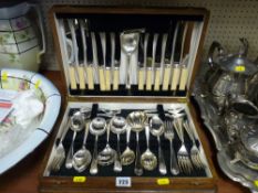 'The Surrey Cabinet' part canteen of cutlery