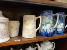 Mixed parcel of mainly Staffs china