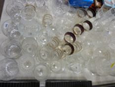 Quantity of drinking glassware including quality tumblers