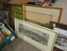 Quantity of framed pictures and prints
