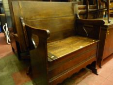 Polished monk's bench