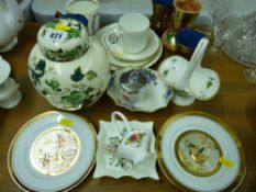 Mixed quantity of decorative pottery by Masons, Crown Staffs, Royal Albert etc