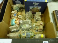 Good parcel of Lilliput Lane items and four Pendelfin items