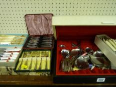 Parcel of mainly boxed cutlery