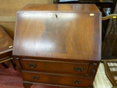 Vintage fall front walnut lady's bureau