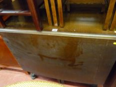 Vintage oak spacesaver dining table