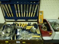 Part canteen of cutlery and sundry mixed cutlery