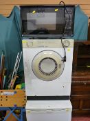 Sovereign undercounter freezer, Carlton 3000 tumble dryer and a Kenwood microwave oven E/T