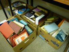 Four boxes of books