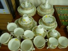 Good quantity of Duchess 'Greensleeves' bone china tea and dinnerware
