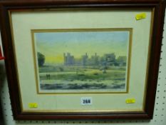 Limited edition print - Caernarfon Castle after IAN WILDE GOOSE, signed