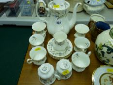 Royal Albert 'Brigadoon' part teaset to include teapot and cover