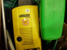 Karcher pressure washer, quantity of garden hose etc E/T